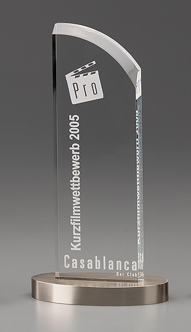 Acryltrophäe "Metal Wing" (Artikel 7430 A)