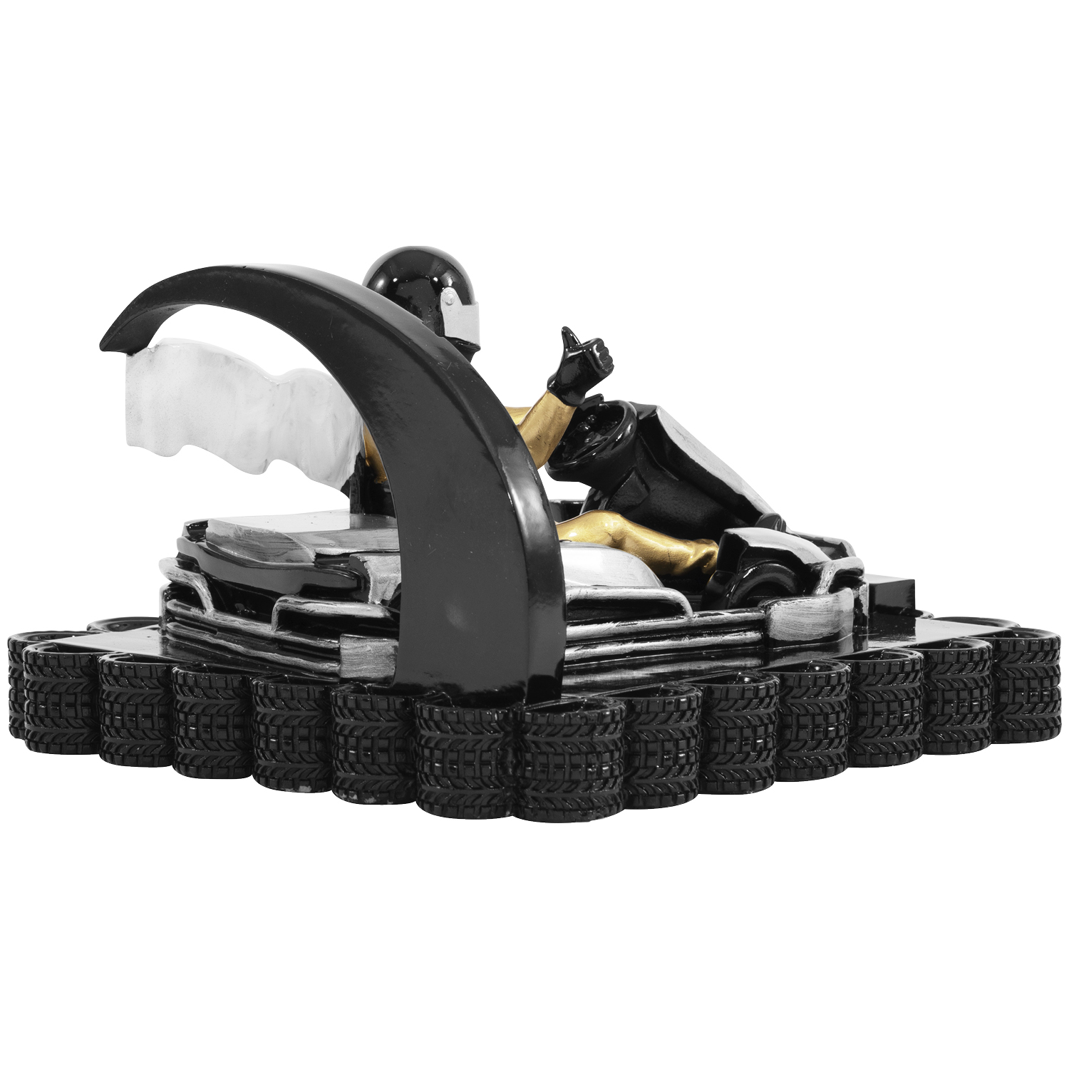 Motorsportaufsteller mit 3D- Kartfahrer (Artikel 4604)