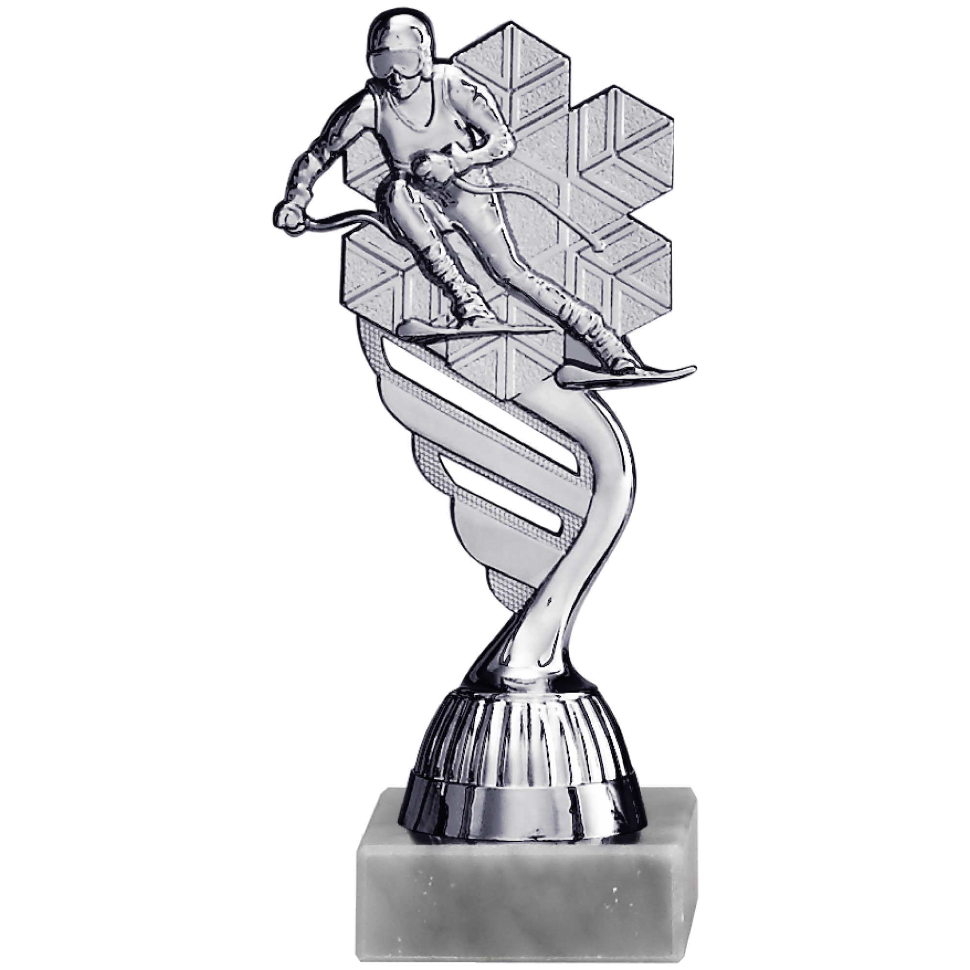 Skiaufsteller Silber (Artikel 4734_02)