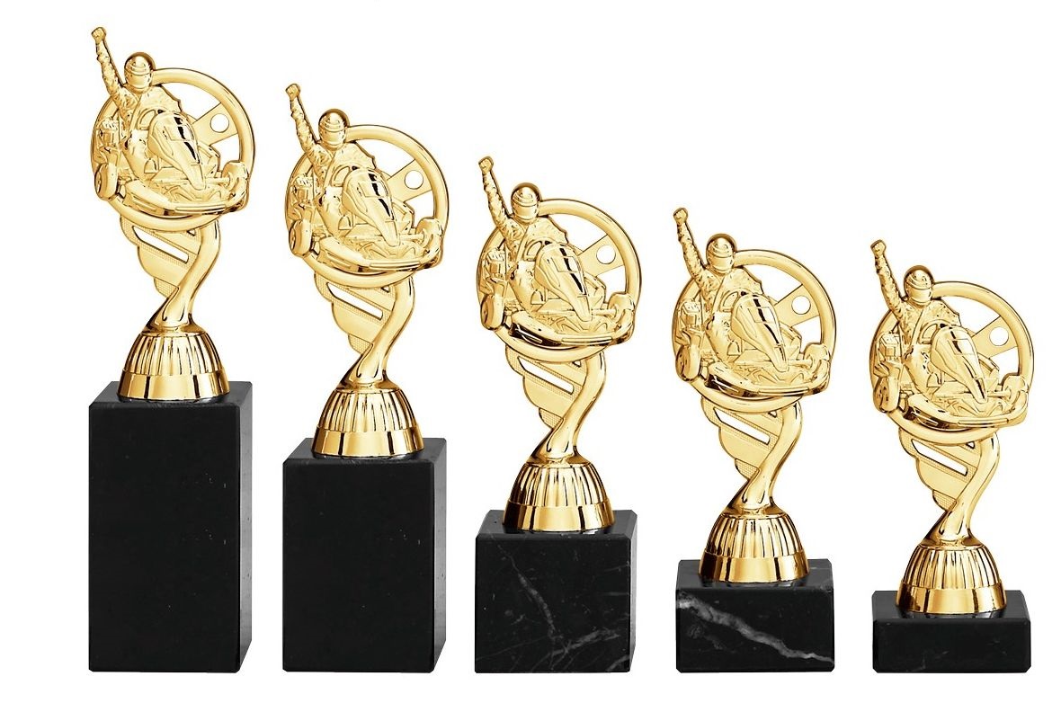 Motorsportfigur auf echtem Marmorsockel (Artikel 4090 4091 4092 4093 4094)