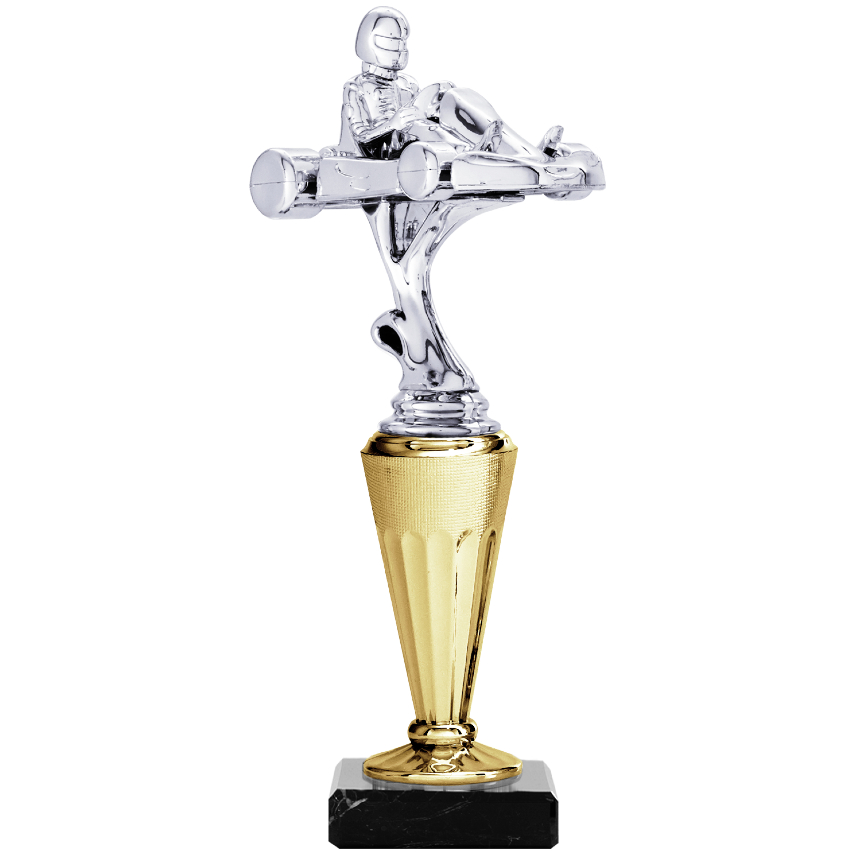 Motorsportfigur auf echtem Marmorsockel (Artikel 4405 4406 4407 4408 4409)