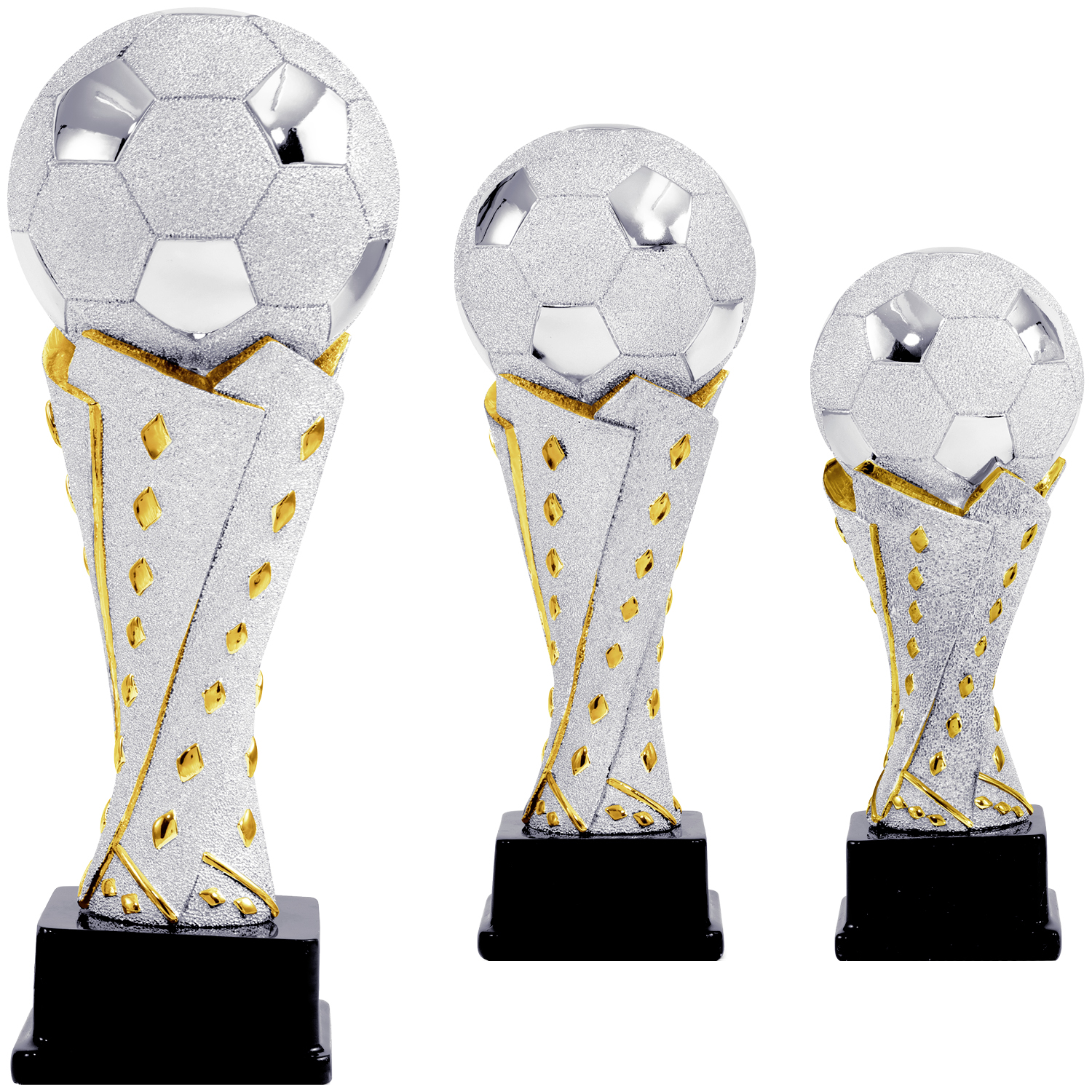 Ausgefallene Fussballtrophäe (4855 4856 4857)