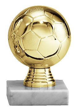 Fußballaufsteller goldener Ball VE 10 (Artikel 4805)