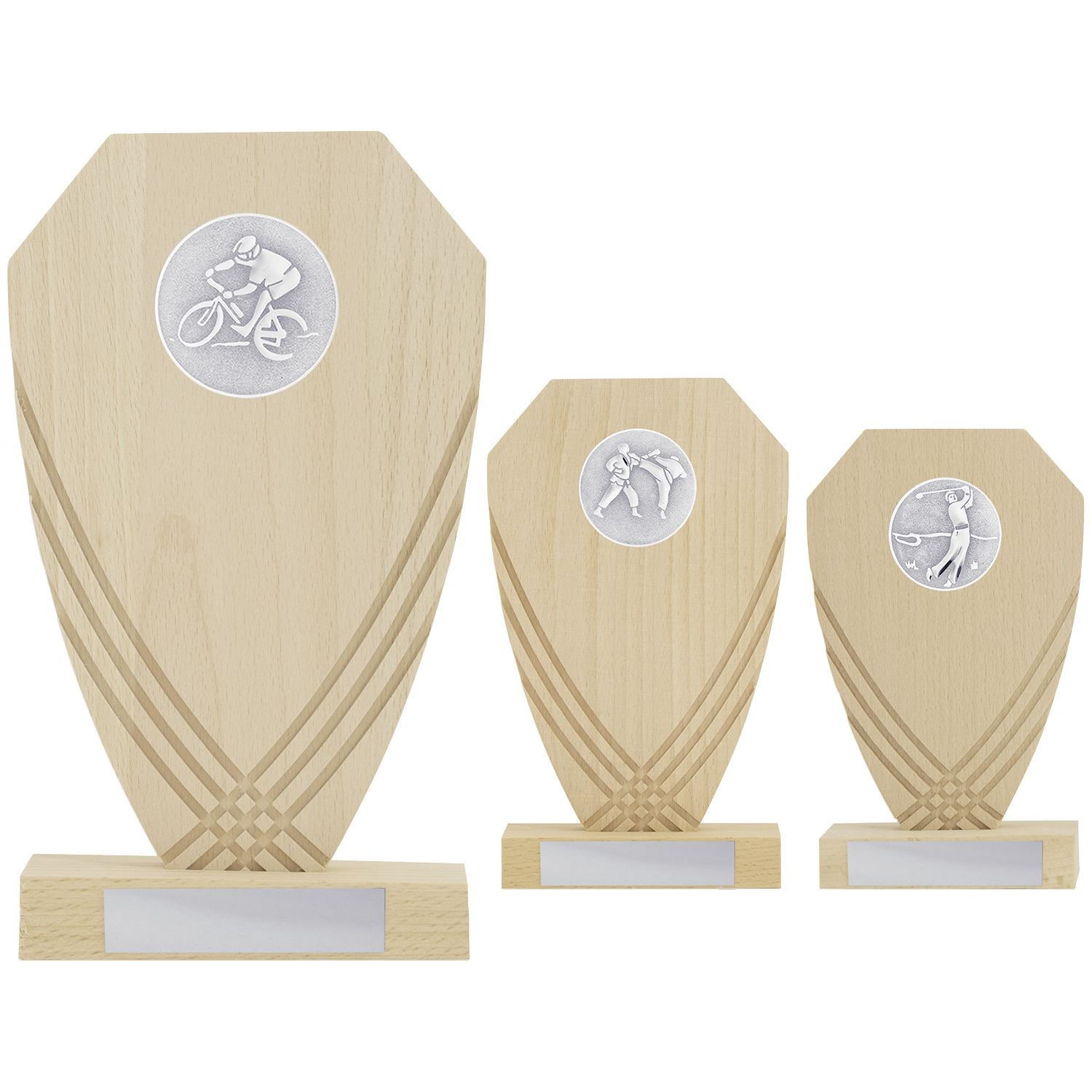 Natürliche und edle Holztrophäe (Artikel 340 341 342)